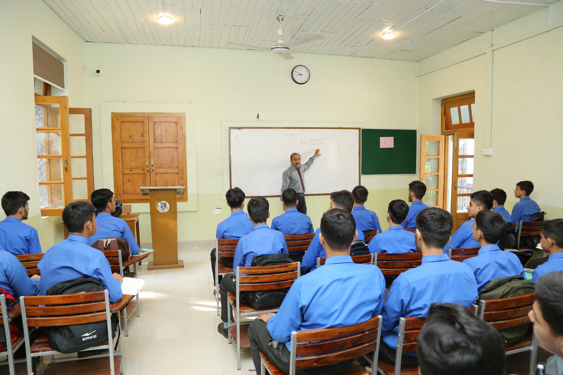 A classroom at APS